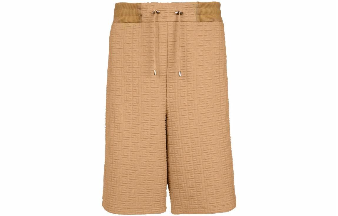 Мужские шорты BALMAIN Bermuda (коричневые)