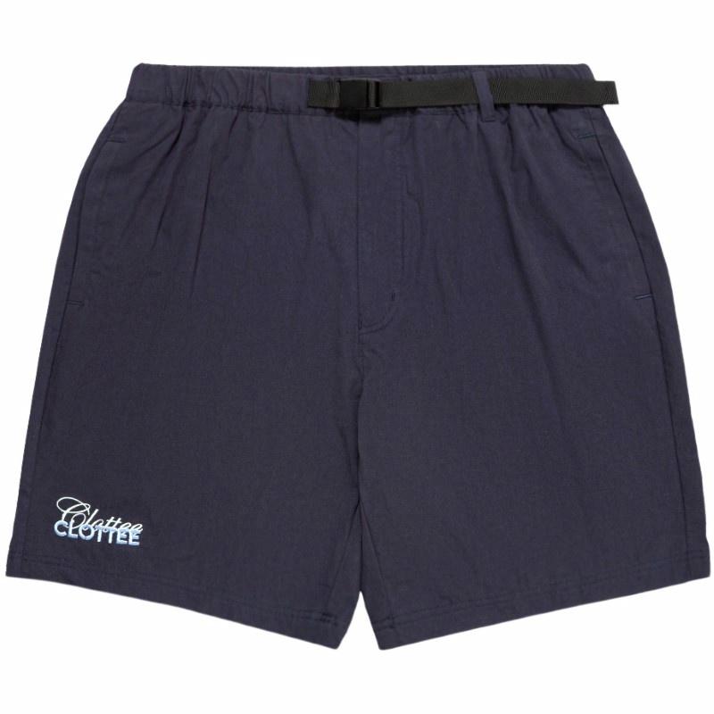 Шорты CLOT Embroidered Belt Shorts (бежевые)