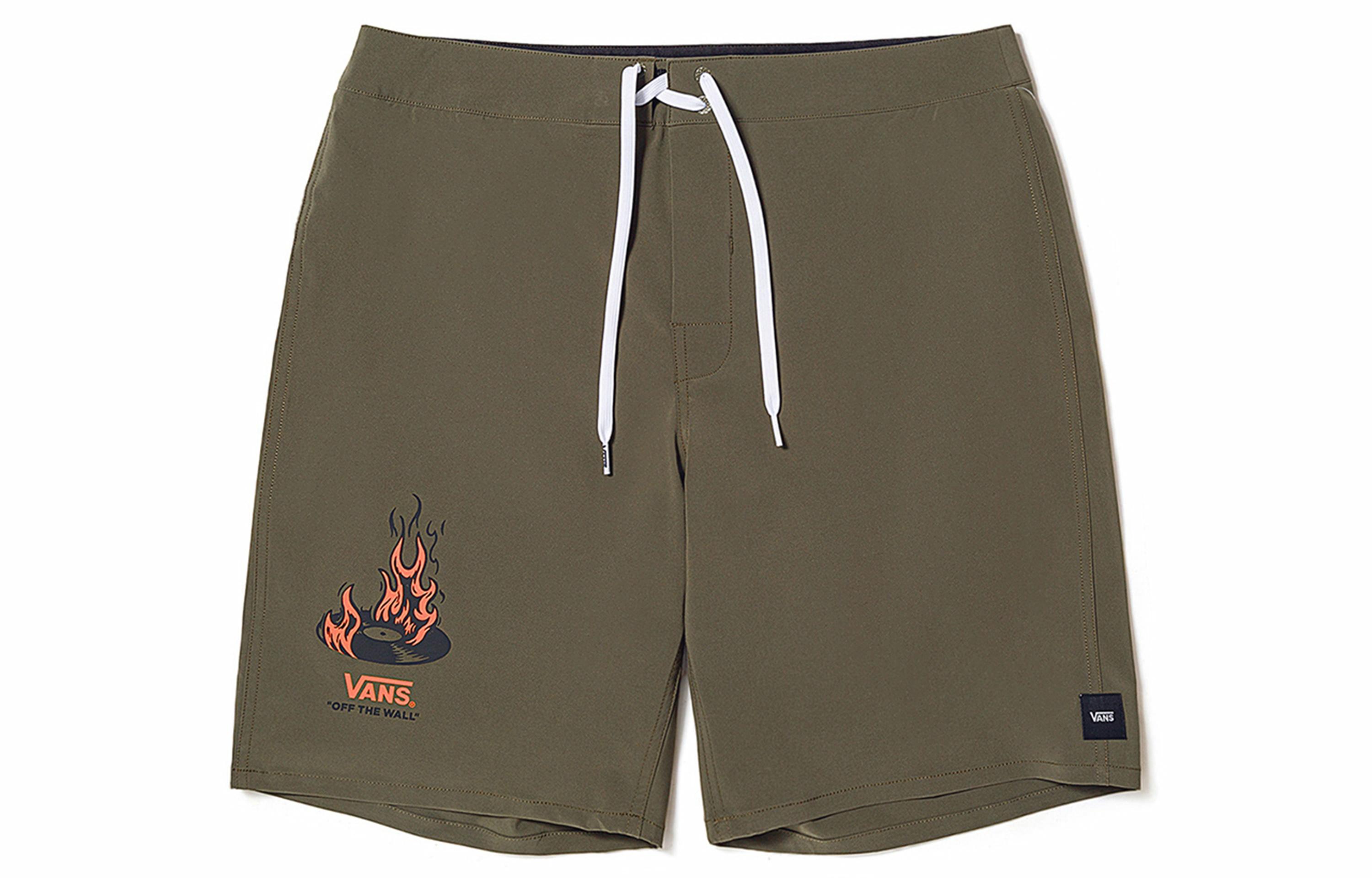 Шорты Vans OKEH FIRE RECORD (зеленые)
