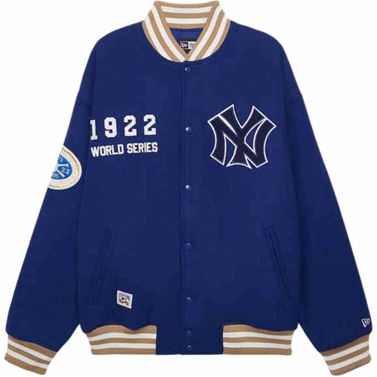 Утепленная куртка New New Era FW24 MLB New York Yankees (темно-синяя)