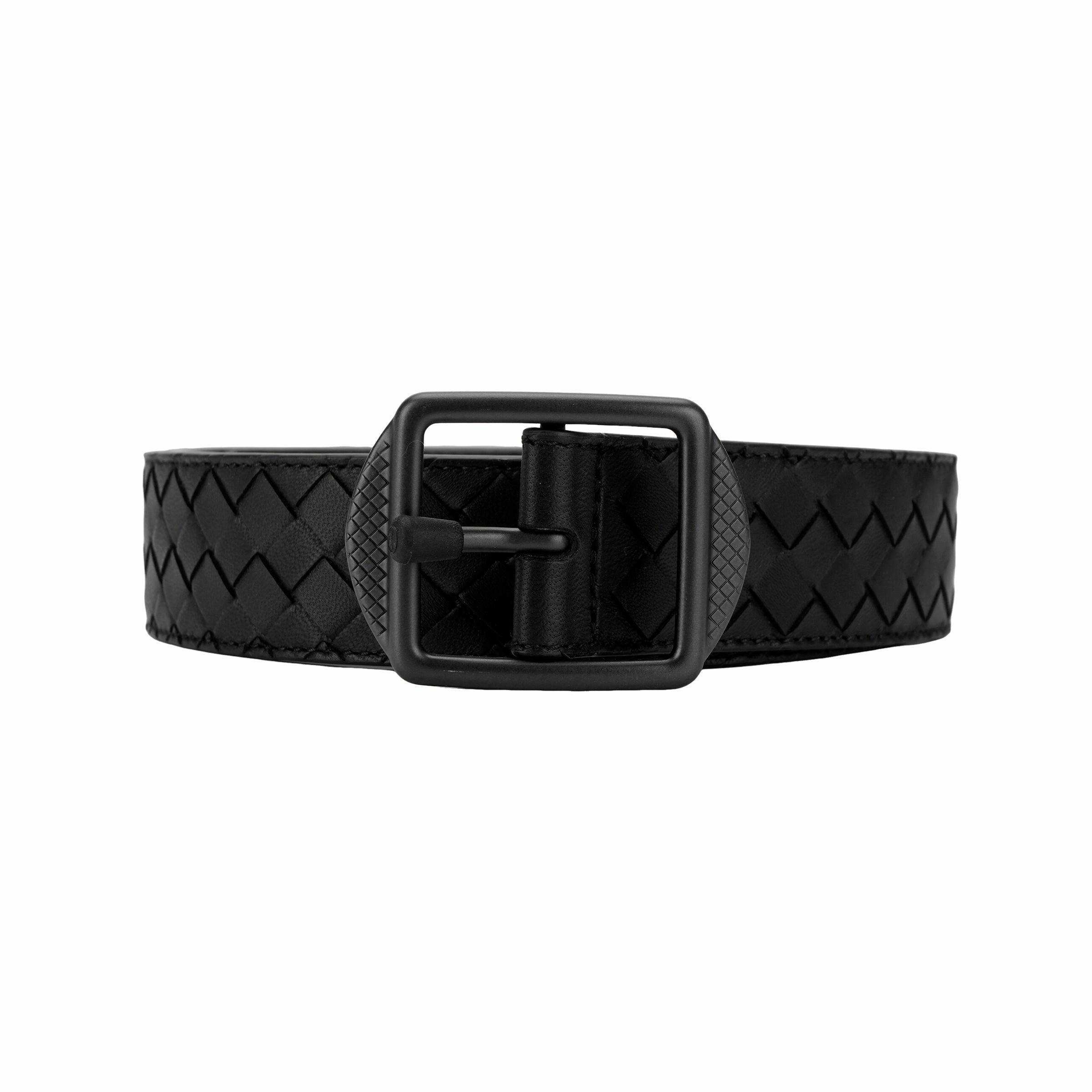 Мужской ремень Bottega Veneta (черный)
