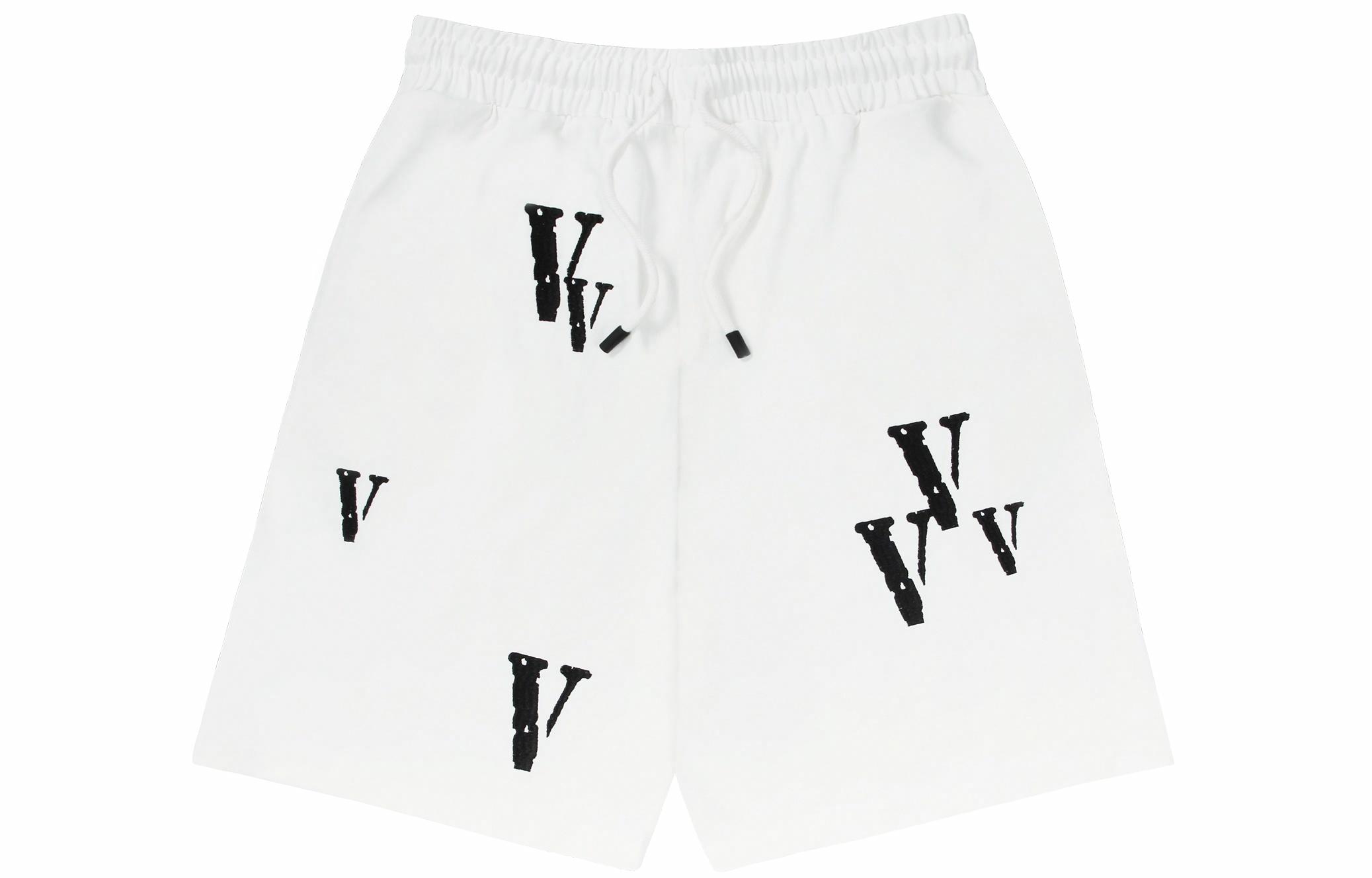 Шорты VLONE с вышитым логотипом (черные)