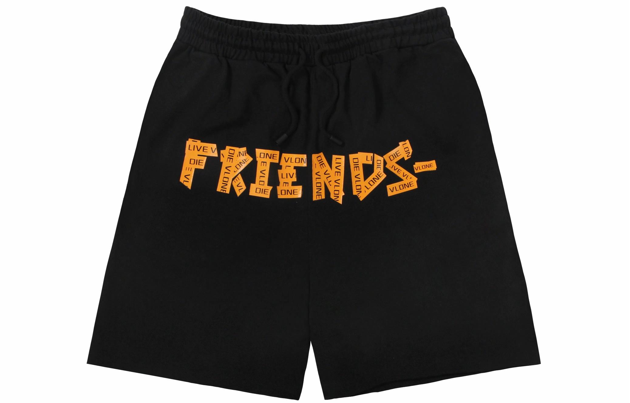 Шорты VLONE Friends (черные)