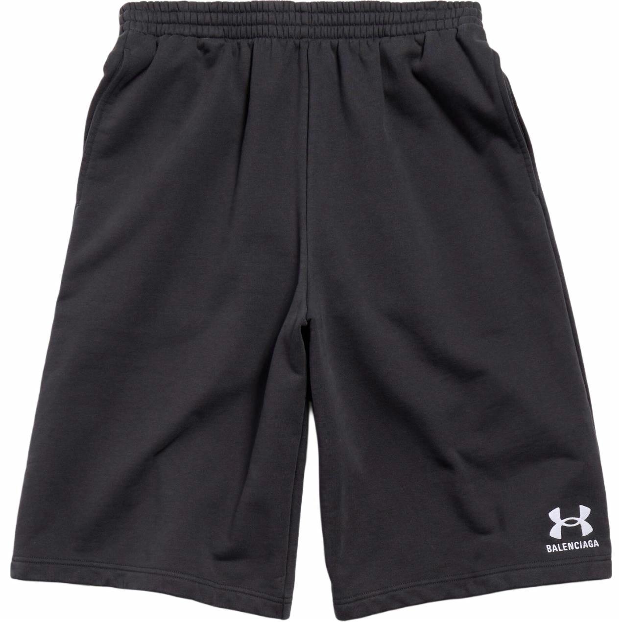 Мужские шорты Balenciaga x Under Armour (черные)