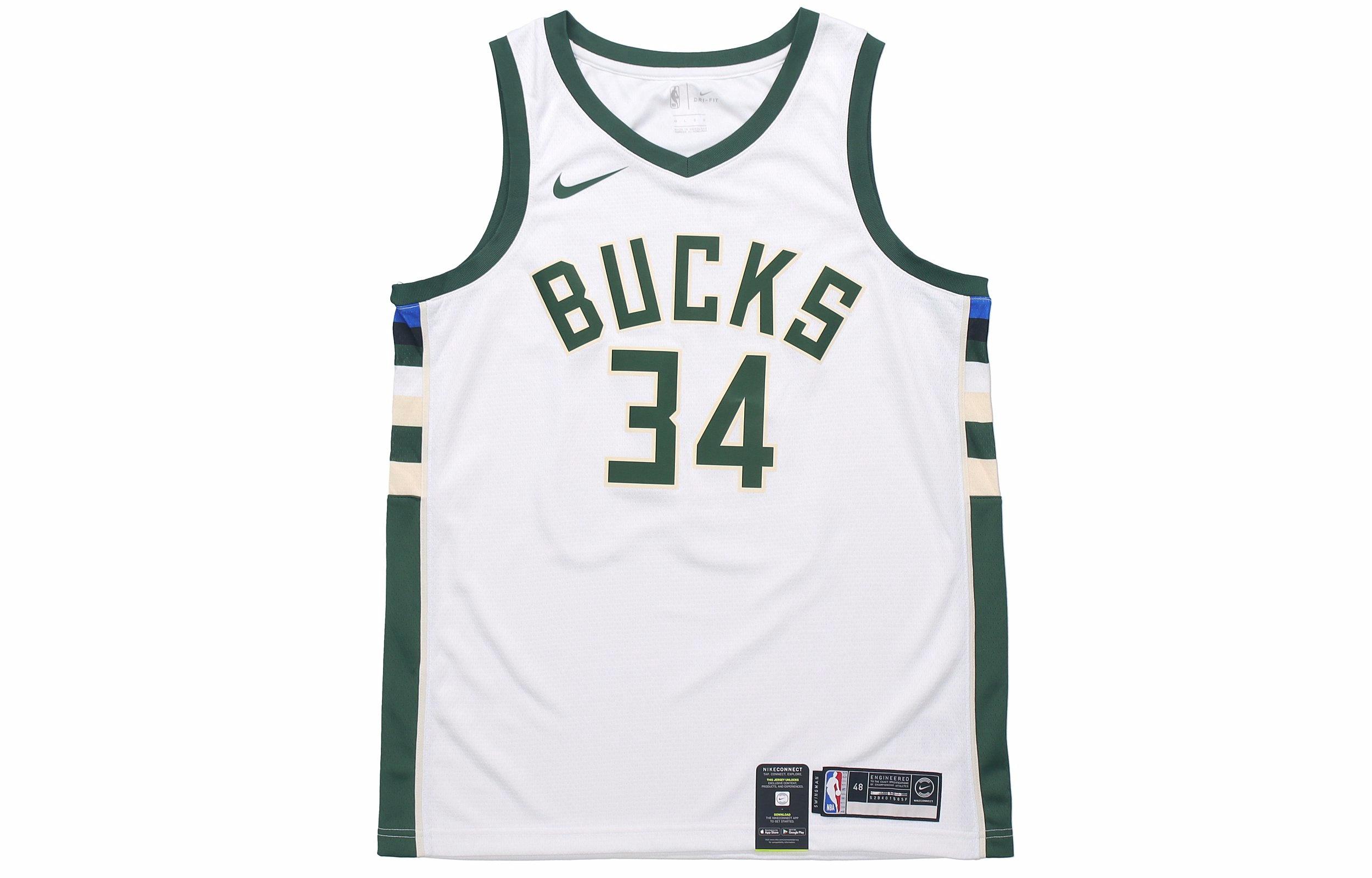 Мужская джерси Nike Giannis Antetokounmpo Association Edition Swingman (белая) — фото 1
