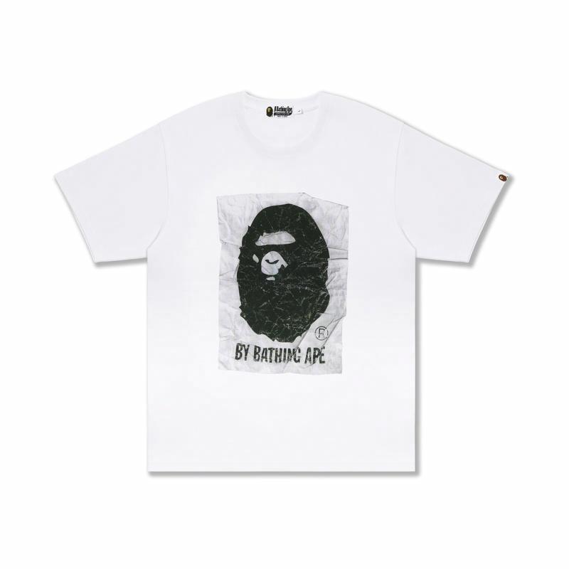 Мужская футболка A BATHING APE SS23 T-Shirt (черная)