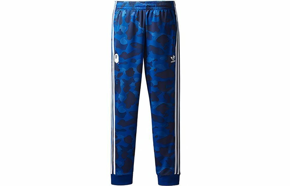Мужские штаны adidas originals BAPE x adidas adicolor (камуфляжные) — фото 1