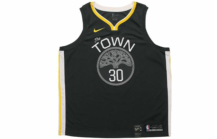 Мужская майка Nike NBA Stephen Curry (угольно-черная) — фото 1