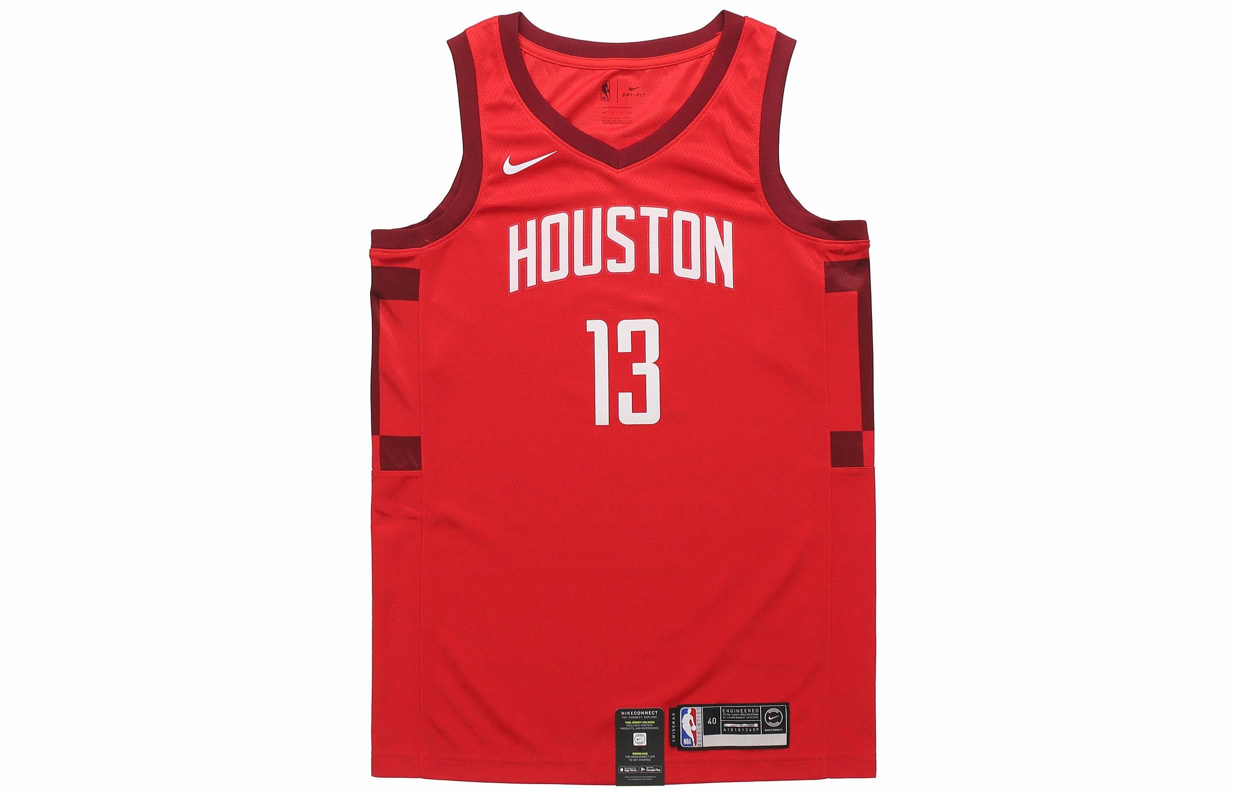 Мужская футболка Nike NBA Rockets (красная) — фото 1