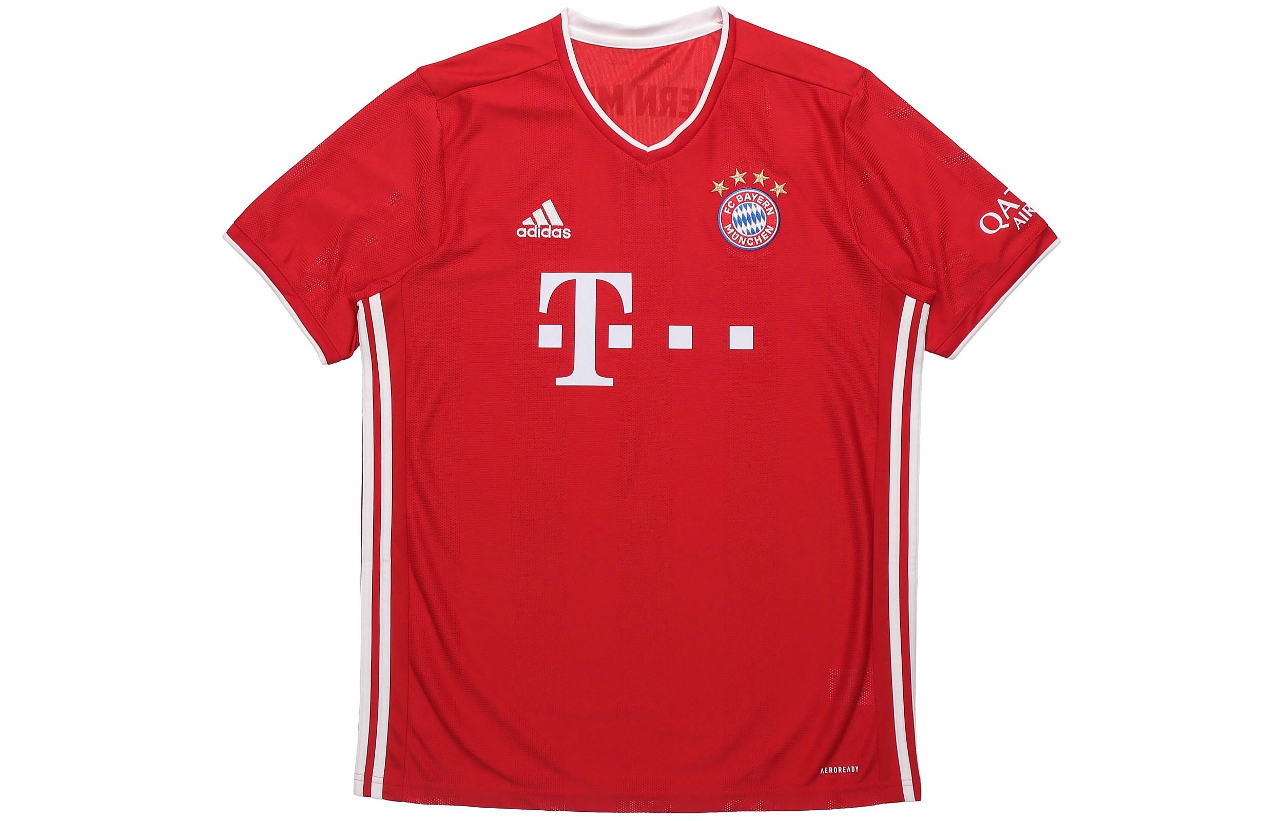 Мужская футболка adidas FC BAYERN (красная) — фото 1