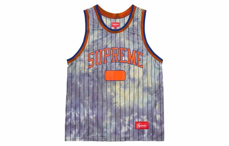 Футболка Supreme FW20 Week 2 Dyed Basketball Jersey (разноцветная) — фото 5