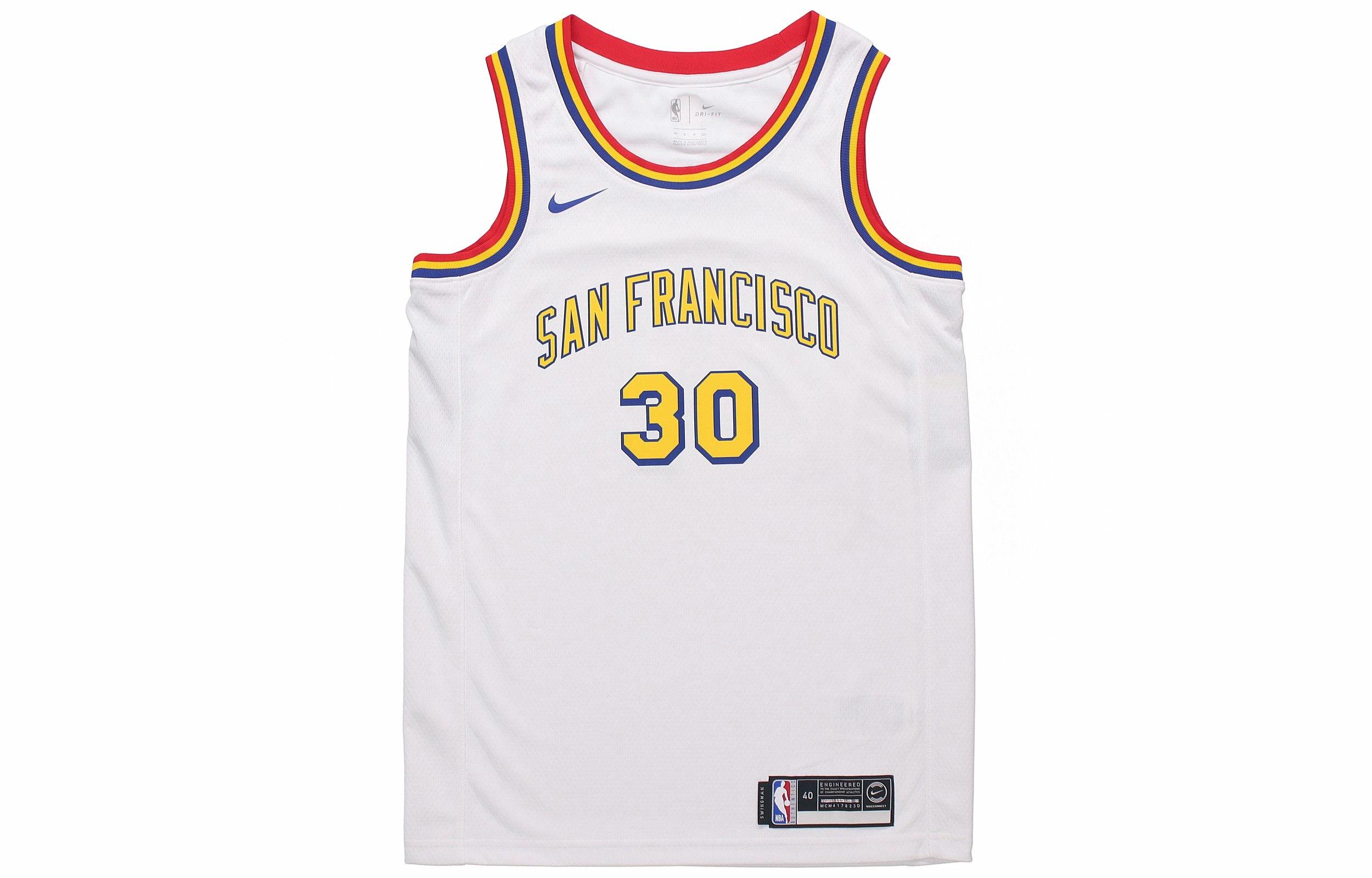 Мужская футболка Nike Golden State Warriors NBA (белая) — фото 1