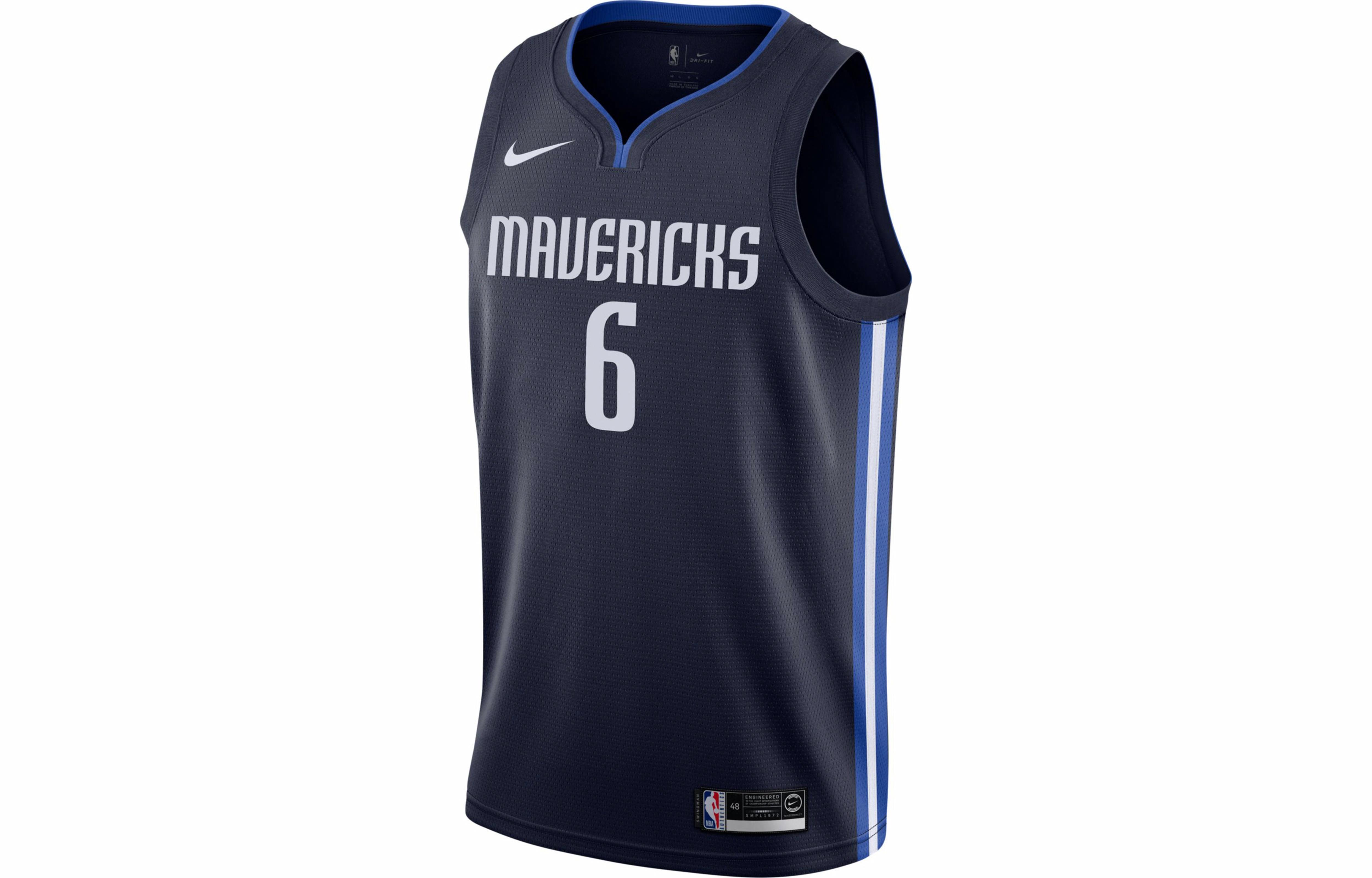 Мужская футболка Nike NBA 19-20SW (синяя) — фото 1