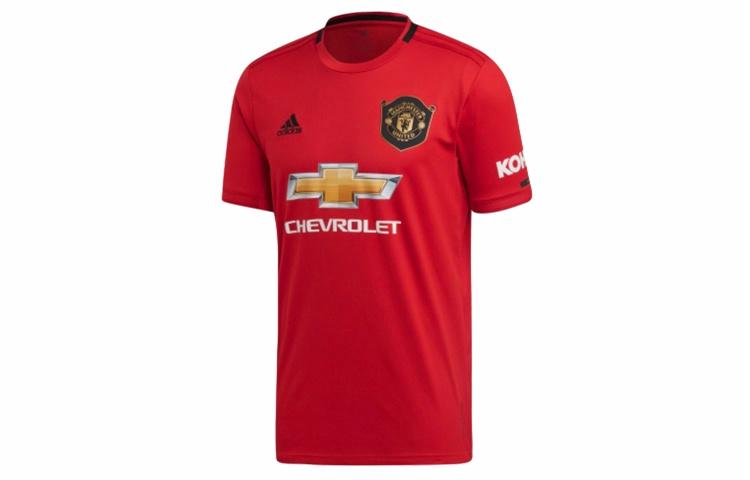 Мужские футболка adidas mufc h jsy (красная) — фото 1