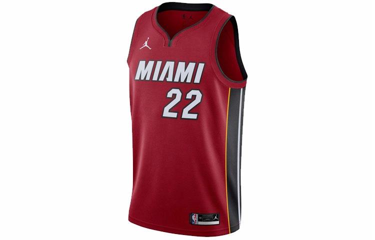 Мужская футболка Jordan Swingman Miami Heat Butler 22 (красная) — фото 1
