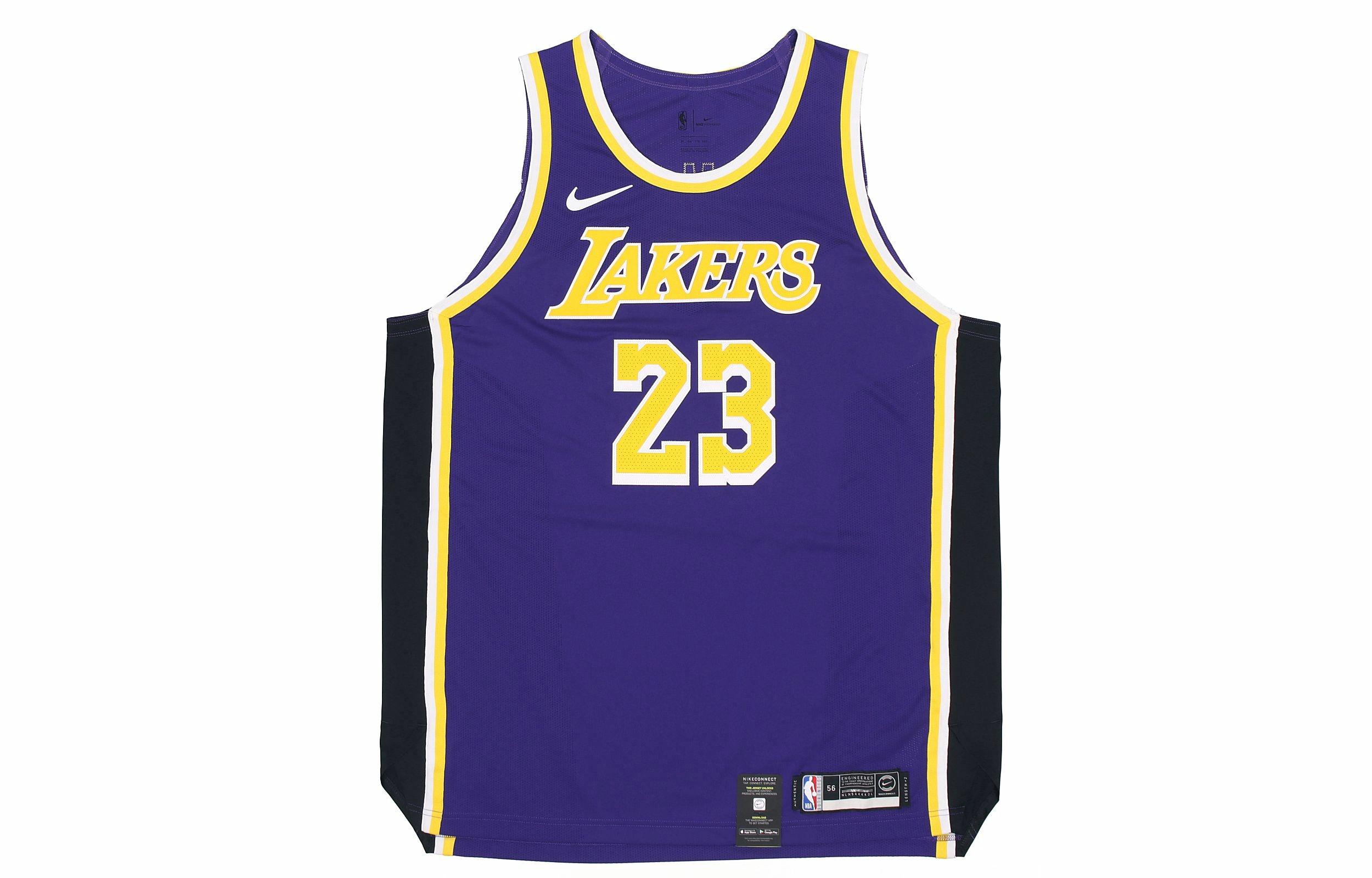 Мужская футболка Nike NBA Authentic AU (фиолетовая) — фото 1