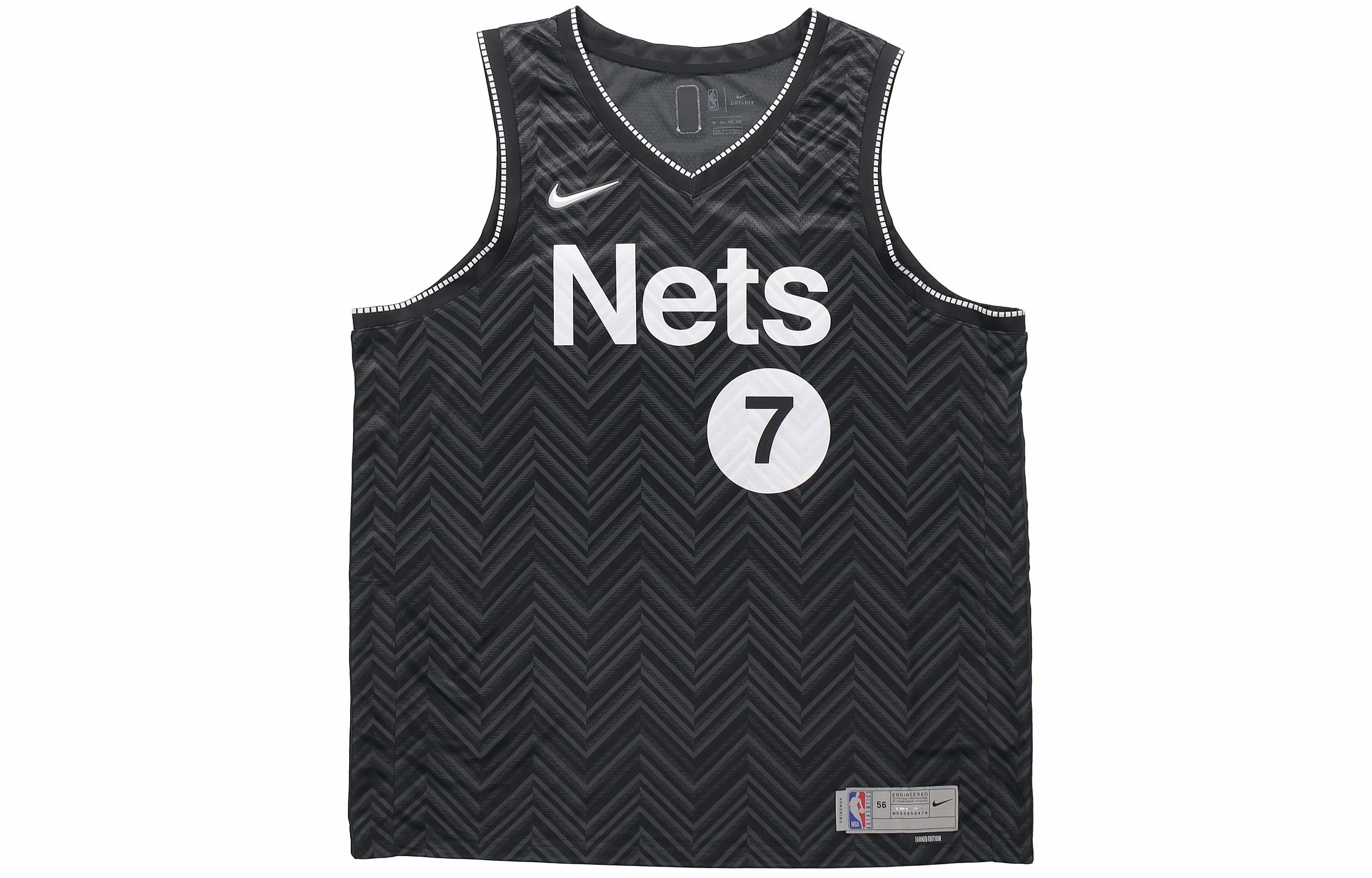 Мужская футболка Nike NBA Бруклин Нетс Дюрант (черная) — фото 1