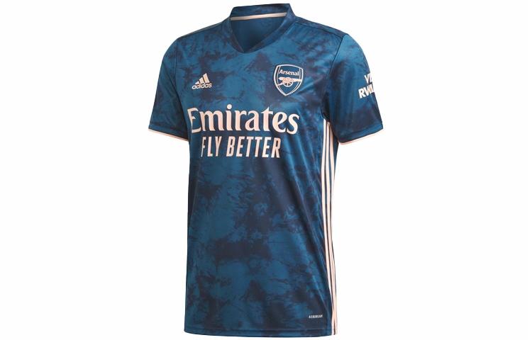 Мужская футболка adidas Arsenal 20-21 Third Jersey (синяя) — фото 1