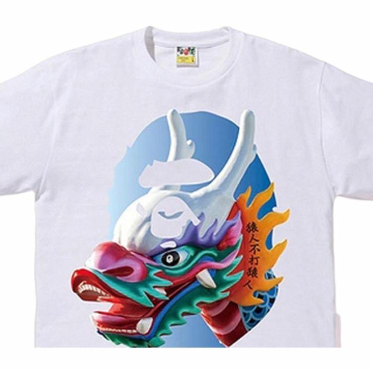 Футболка A BATHING APE A BATHING APE Bape (белая) — фото 2
