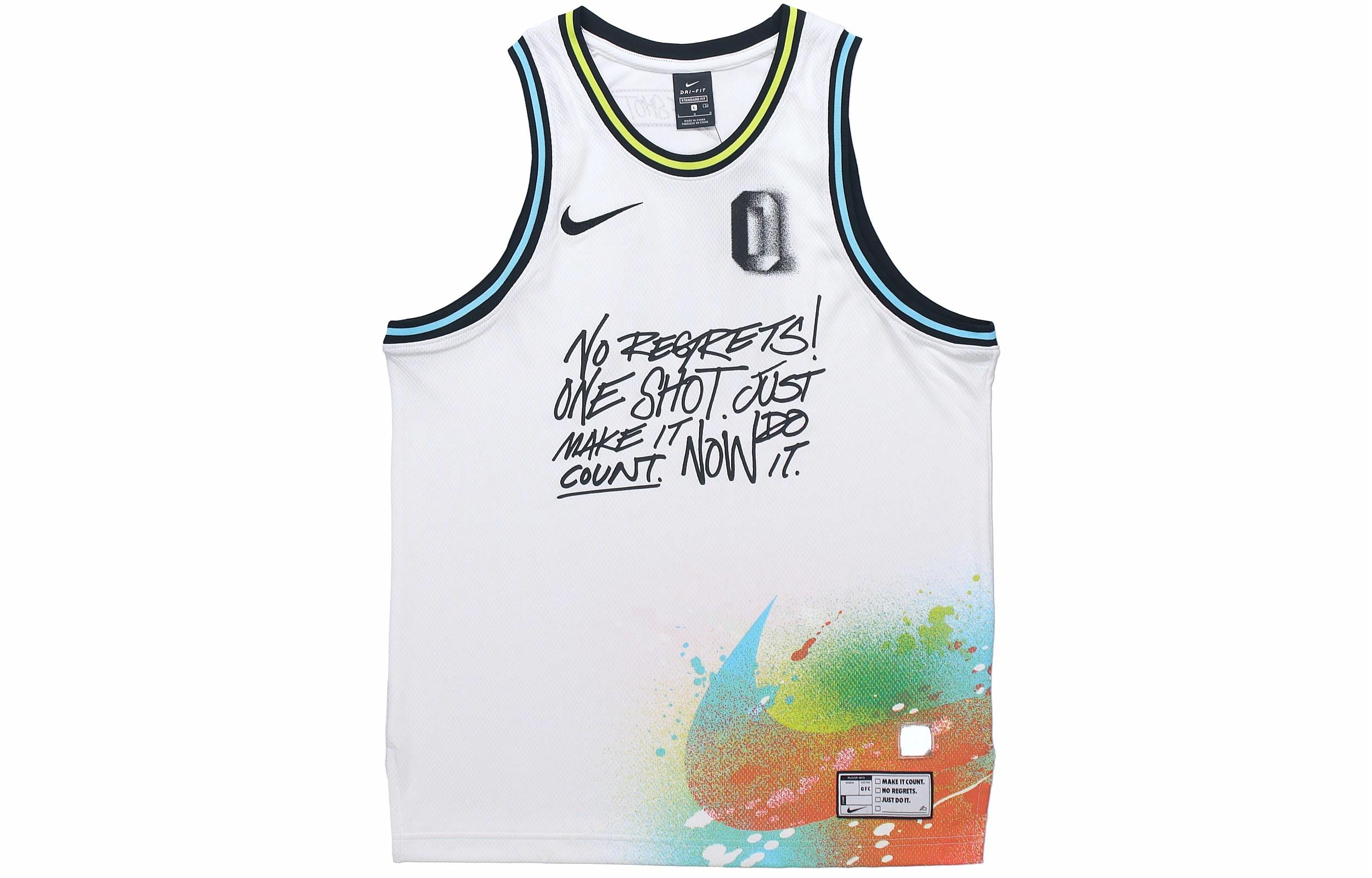 Мужская футболка Nike Basketball (белая) — фото 1