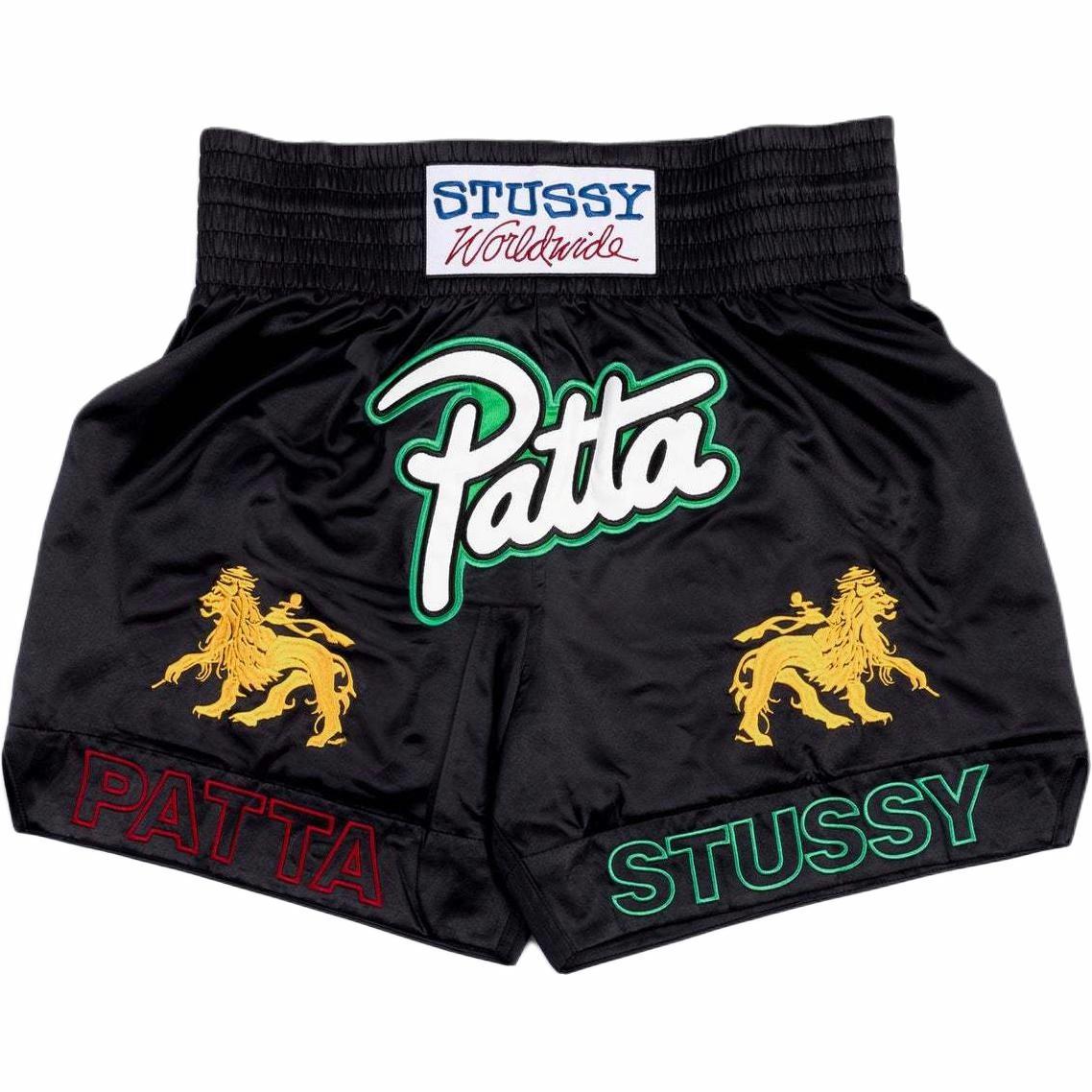 Шорты Stussy Stussy x Patta SS24 (черные)