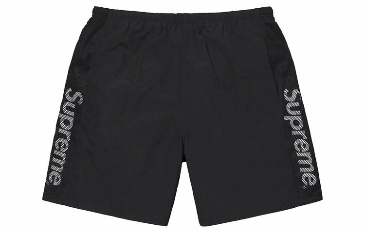Шорты Supreme Mesh Panel Water Short (черные)