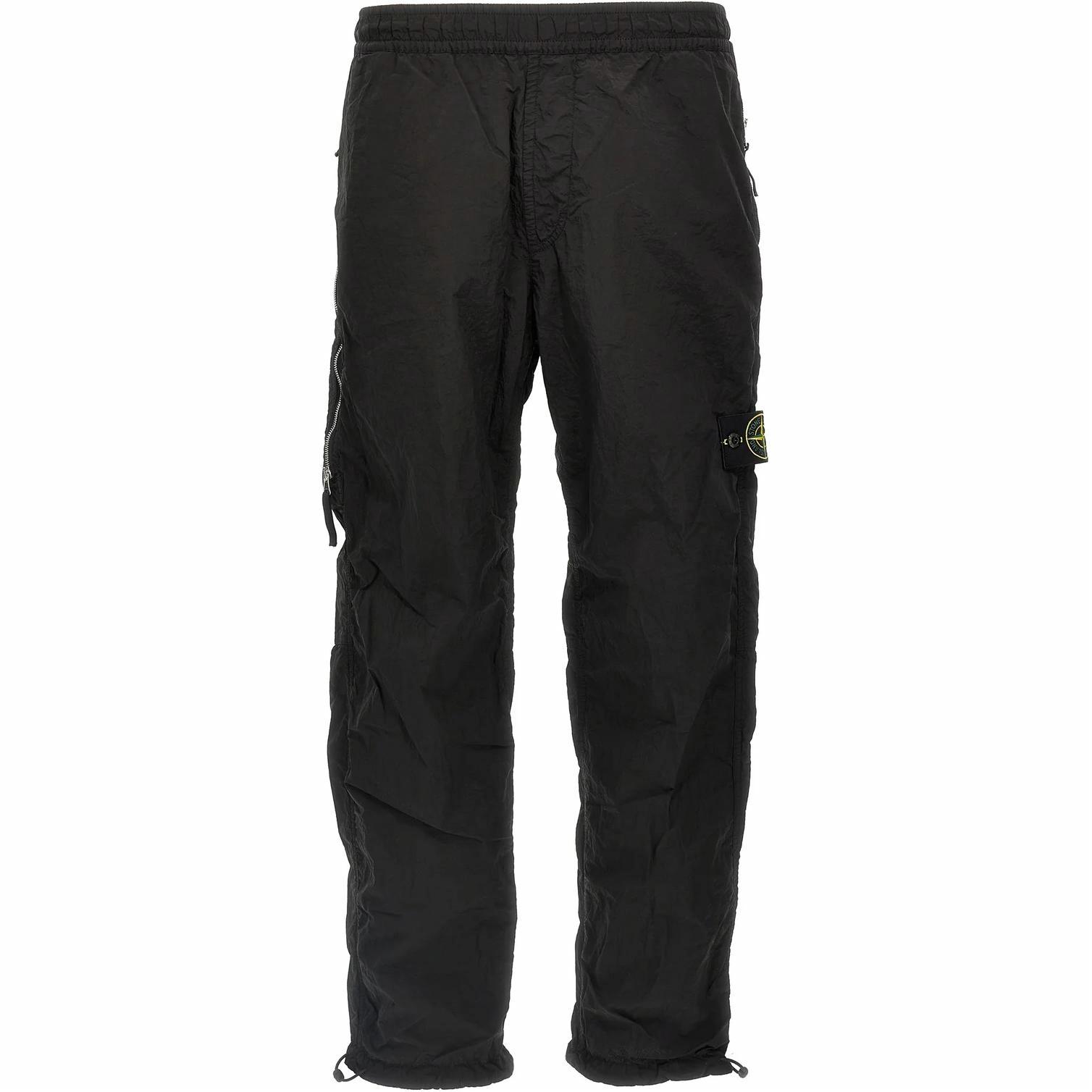 Мужские штаны STONE ISLAND Nylon Meta (черные)