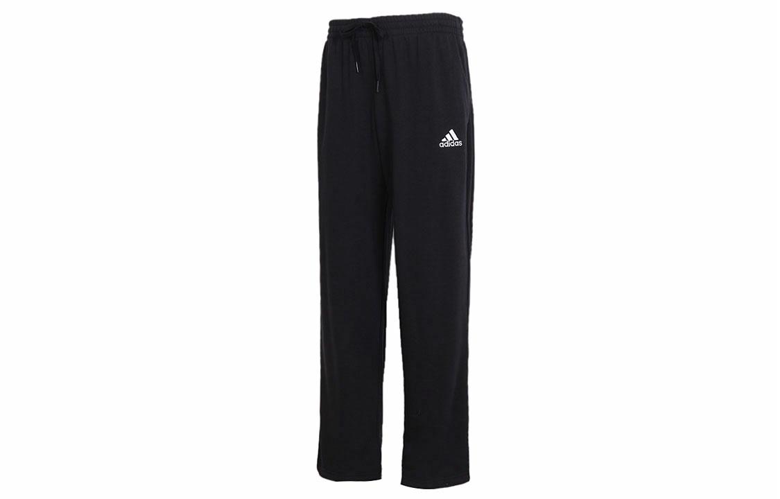 Мужские штаны adidas ESSENTIALS logo (черные) — фото 1