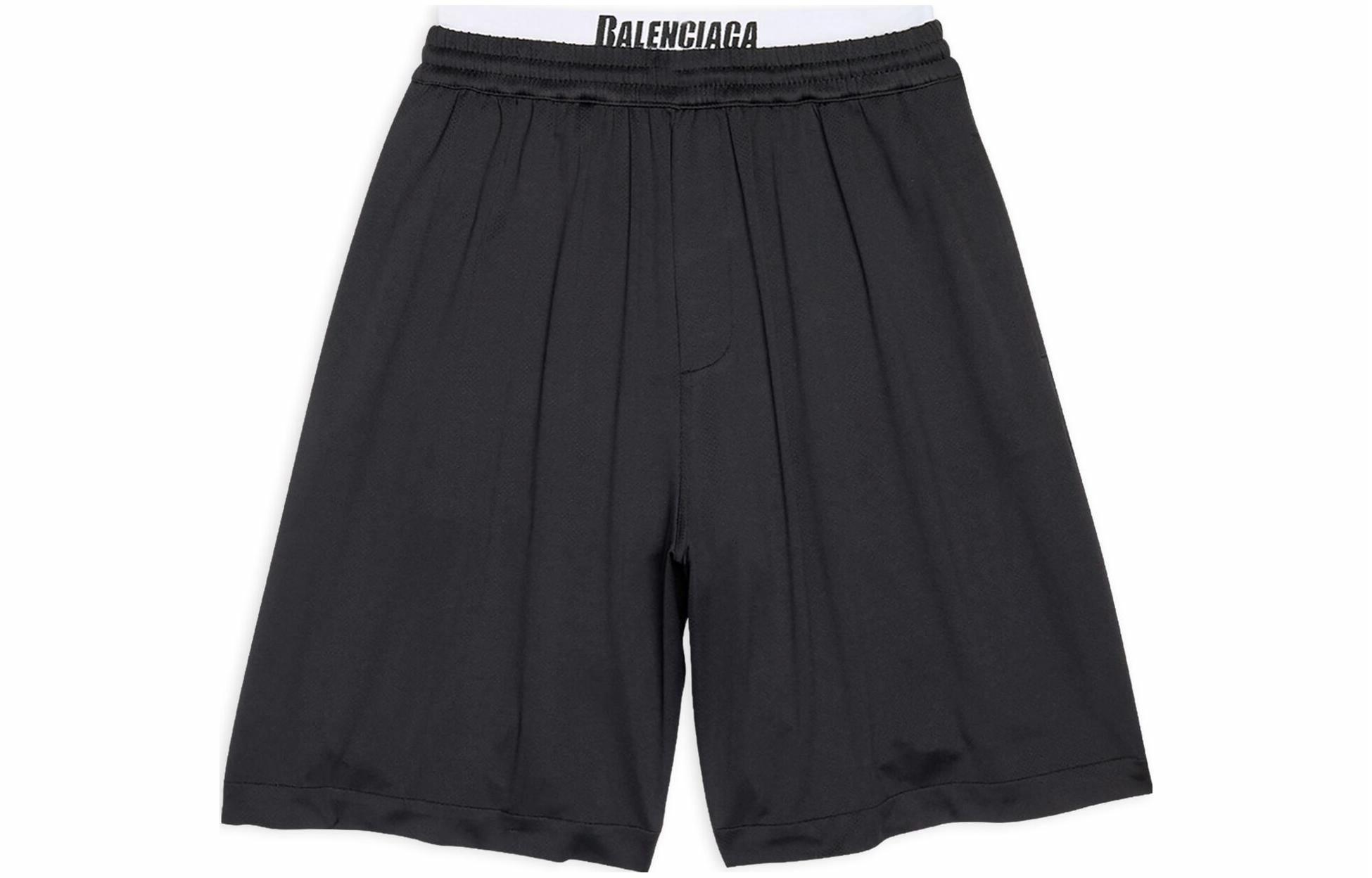 Мужские шорты Balenciaga Balenciaga SS23 Logo (черные)