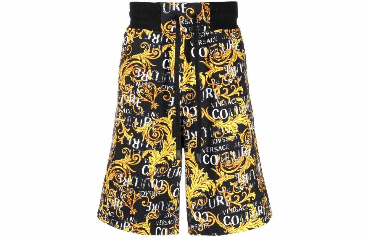 Мужские шорты Versace JEANS COUTURE SS23 Logo (желтые)