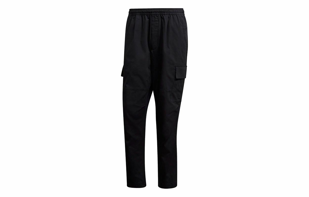 Мужские штаны adidas 70 Twill Cargo (черные) — фото 1