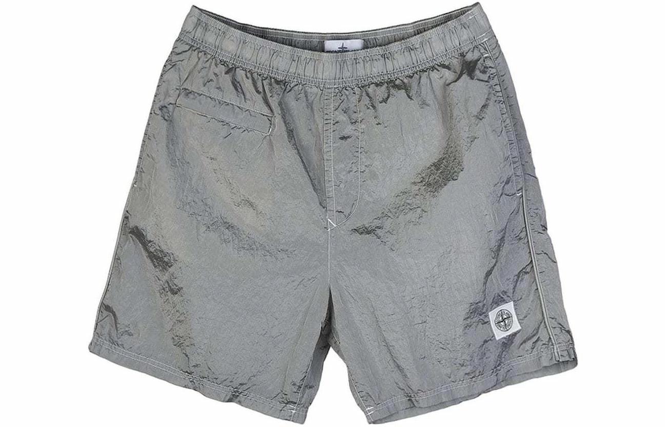 Мужские шорты STONE ISLAND (светло-серые)