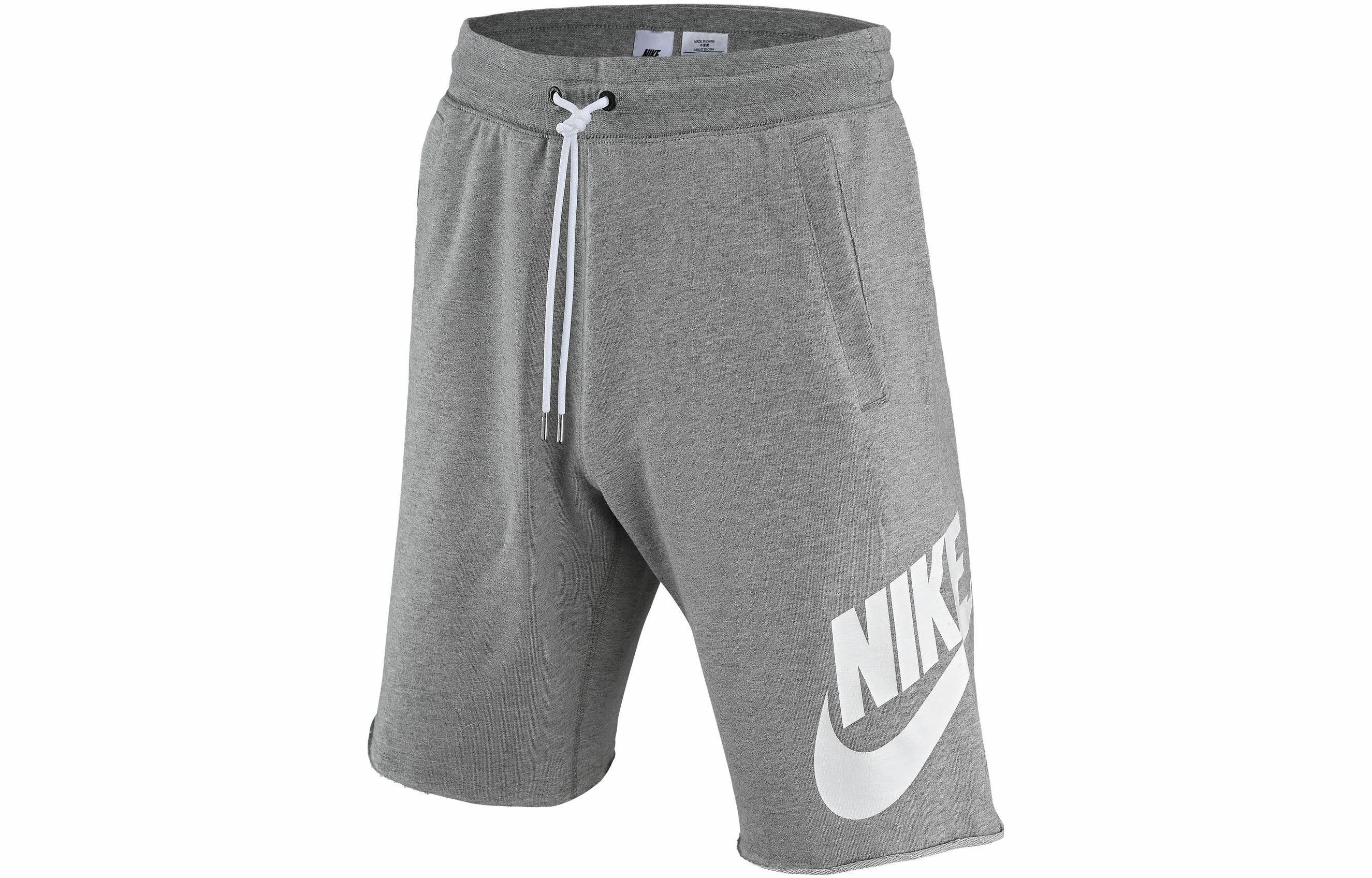 Мужские шорты Nike спортивные со шнуровкой (темно-серые)