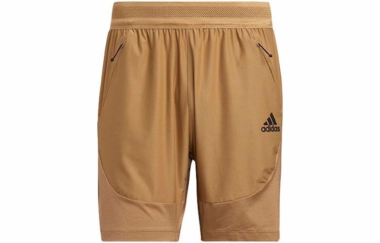 Мужские шорты adidas Logo Training (желтые) — фото 1