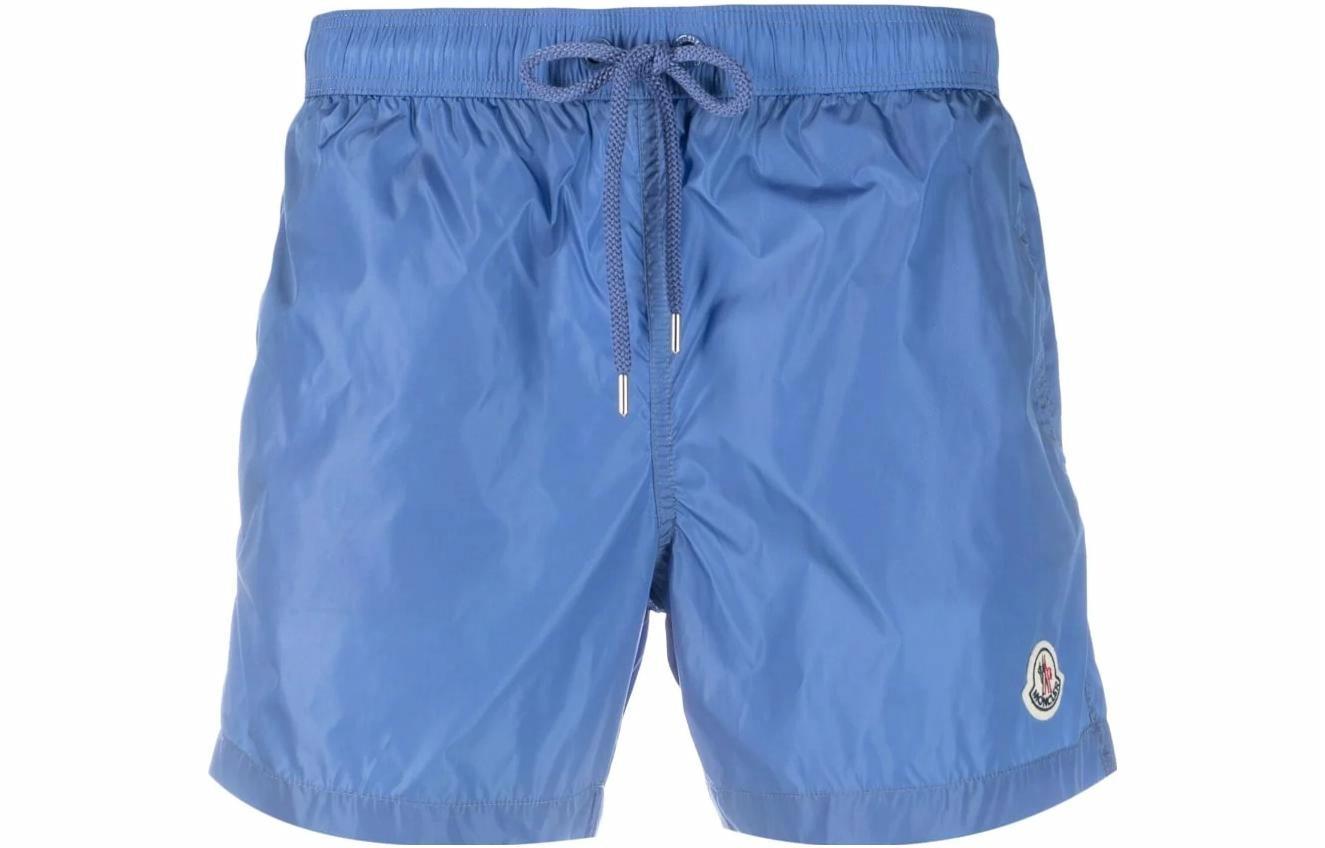 Мужские шорты Moncler Moncler logo (синие)