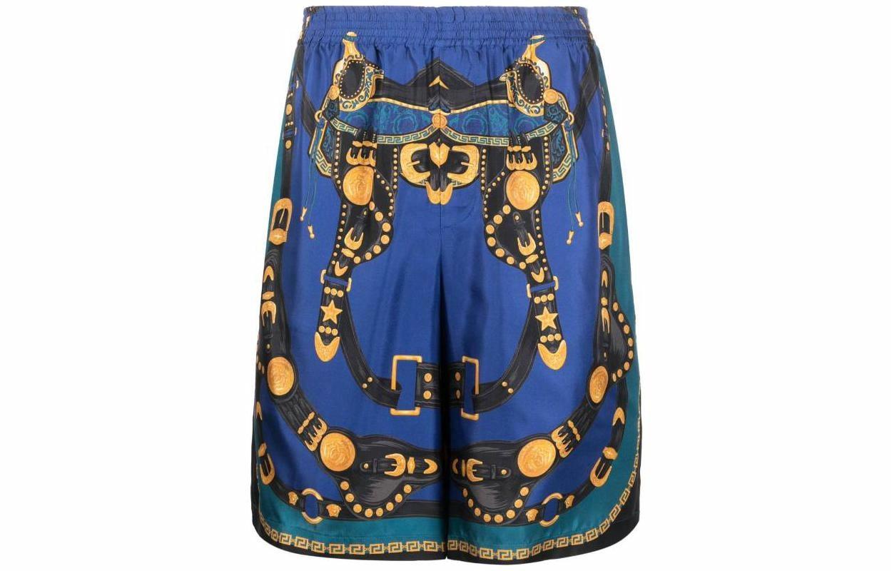 Мужские шорты Versace Shorts (синие)
