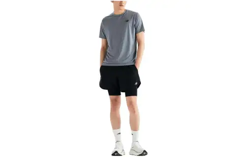 New Balance Casual Shorts Men's Black Moderate