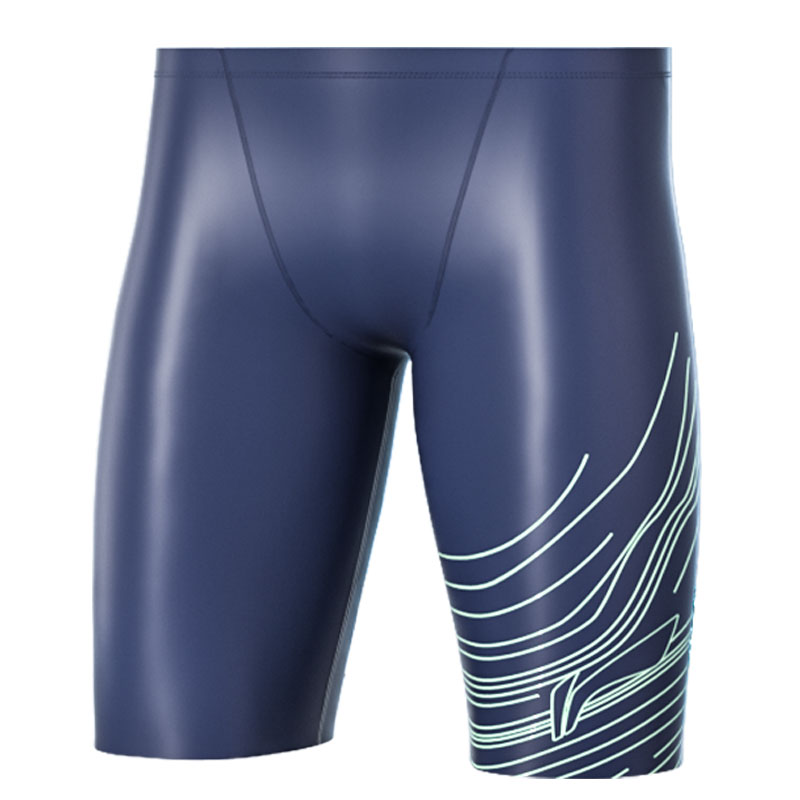Li Ning Swimming Shorts Men's Aqua Blue