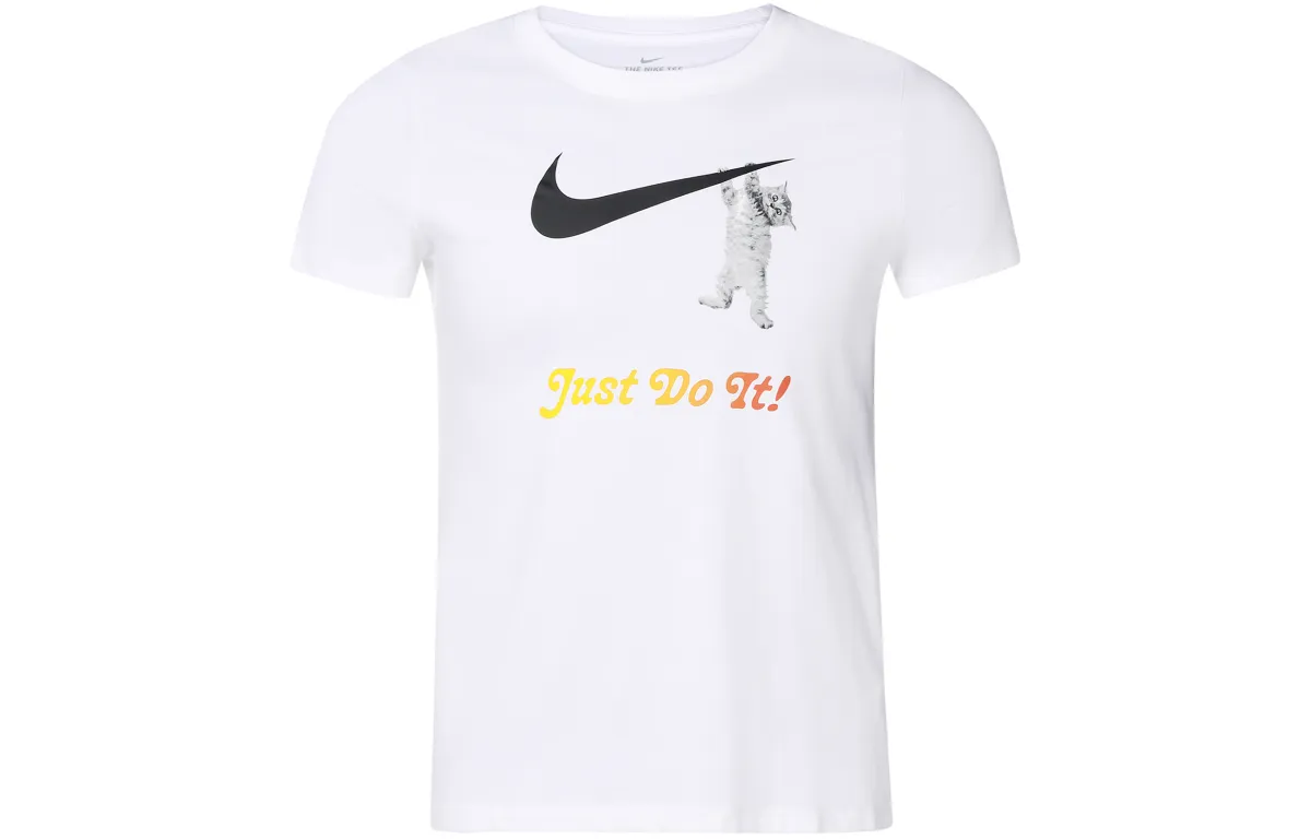 Nike Set in Sleeve T Shirt Women's White