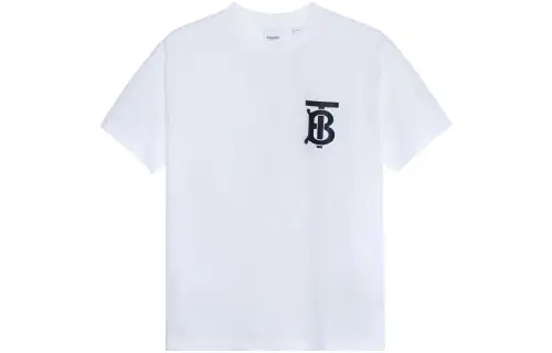 Burberry Drop Shoulder Sleeve T Shirt Women's White 80174731