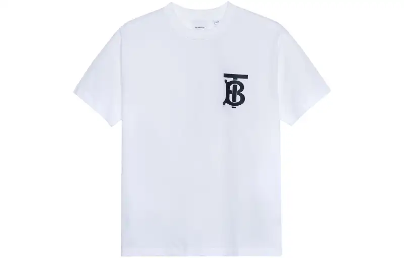 Burberry Drop Shoulder Sleeve T Shirt Women's White 80174731