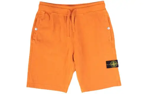 STONE ISLAND Casual Shorts Men's Orange