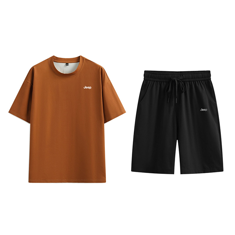 Jeep Casual Sportswear Unisex Crew Neck Thin