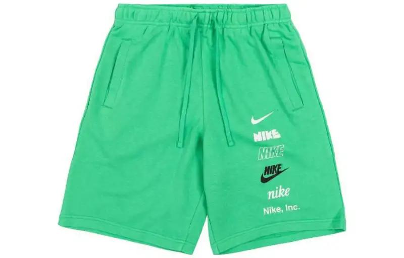 Nike Casual Shorts Men's Green Moderate