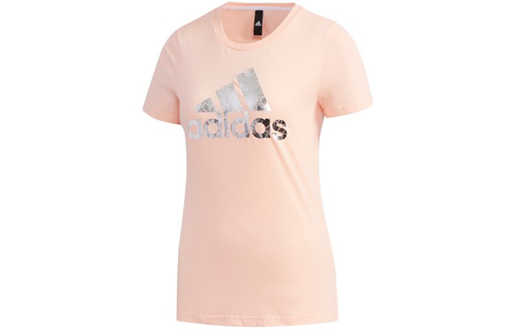 Женская футболка adidas Faves (коралловая) — фото 1