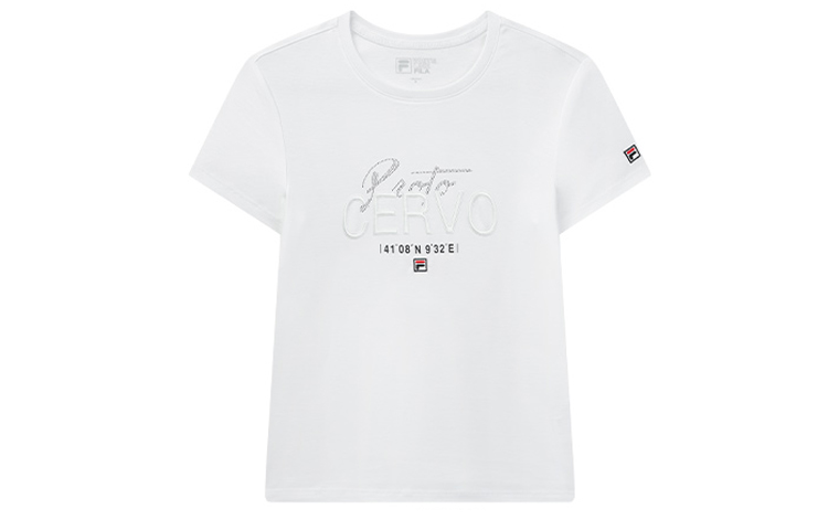 Женская футболка Fila (белая) — фото 1