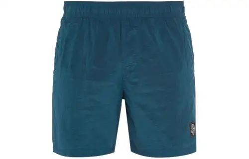 STONE ISLAND Logo patch Deck Shorts