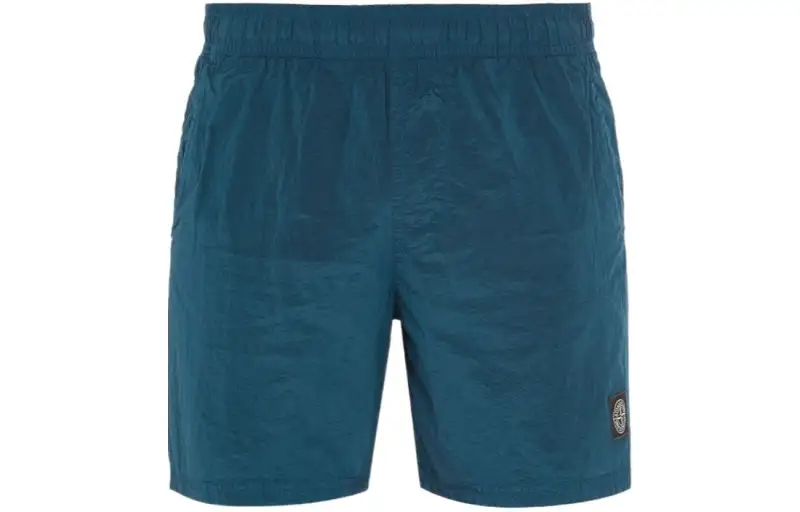 STONE ISLAND Logo patch Deck Shorts