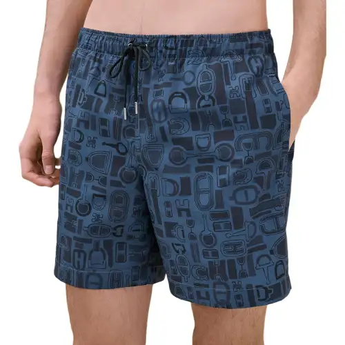 HERMES Beach Shorts Men's Ocean Blue