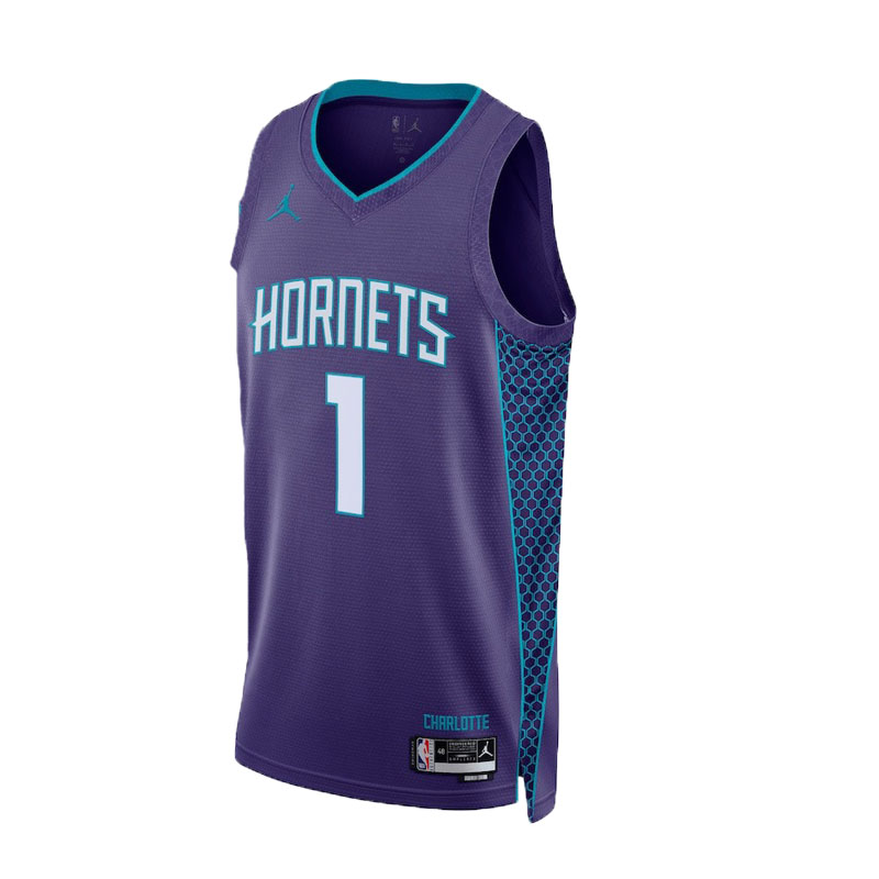 Jordan Charlotte Hornets Statement Basketball Jersey Men’s Purple